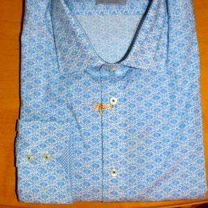 Blue Thomas Dean Button Down